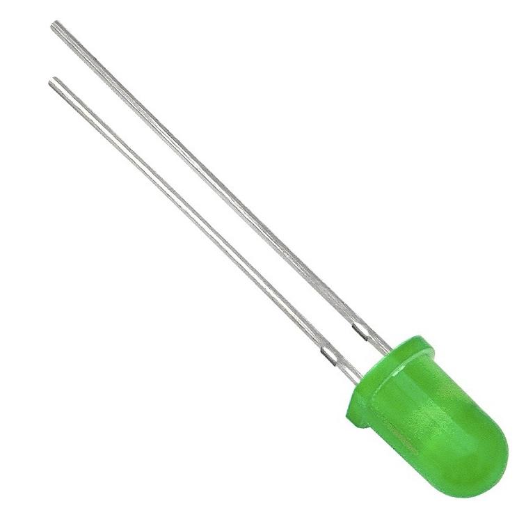 Kingbright6.5 V Green LED 5mm Through Hole, L-53GD-5V