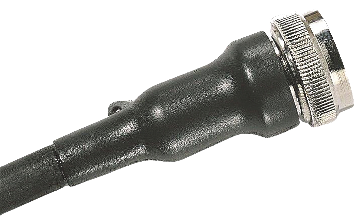 HellermannTyton Cable Boot Black, Fluid Resistant Elastomer Adhesive Lined, 43mm