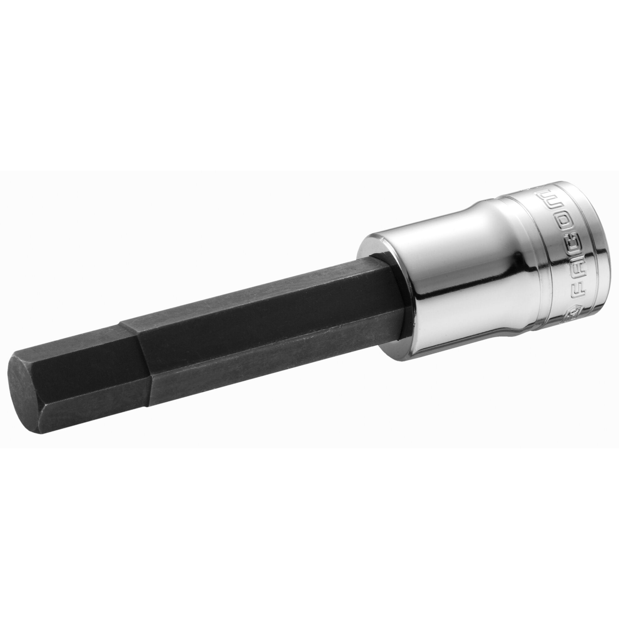 Facom 1/2 in Drive Bit Socket, Hex Bit, 10mm, 140 mm Overall Length