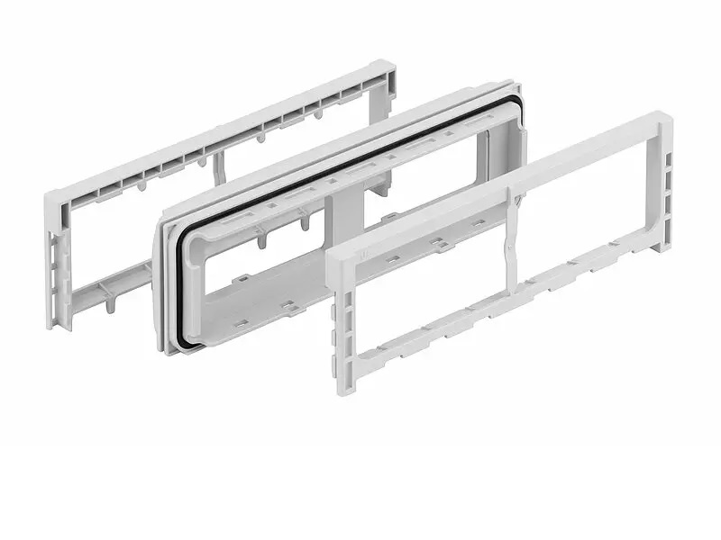 Spelsberg AK3 Series Flange for Use with Small Distribution Boards, 79.9 x 266.2 x 40mm