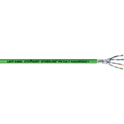 Lapp, 100m Cat7, Green, Tinned Copper Braid, Unterminated