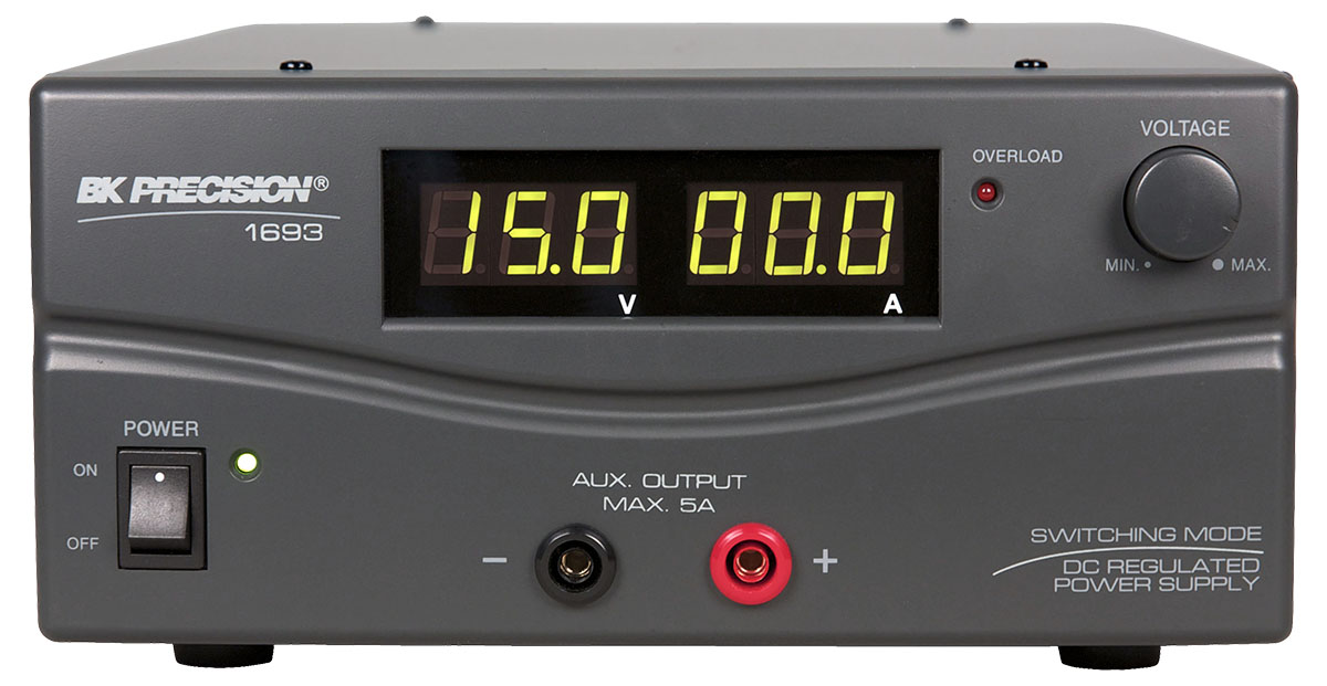 BK Precision 1693 Series Digital Bench Power Supply, 0 → 15V, 60A, 1-Output, 900W