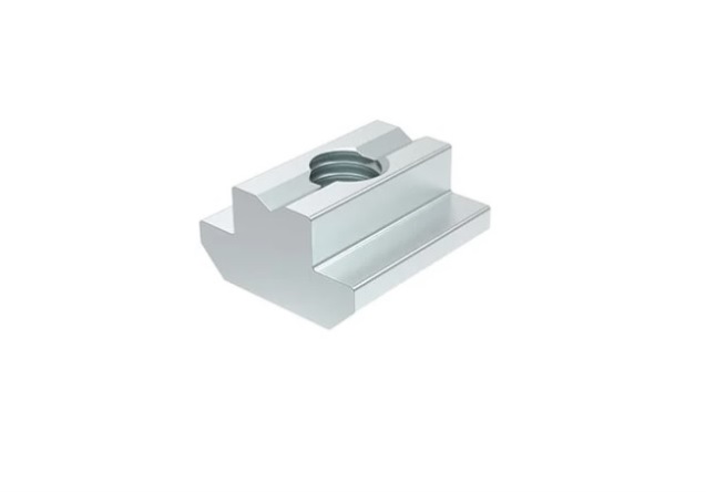 RS PRO M6 Sliding Block, Connecting Component, Strut Profile 40 mm, 45 mm, 50 mm, 60 mm, Groove Size 10mm, Round Tube