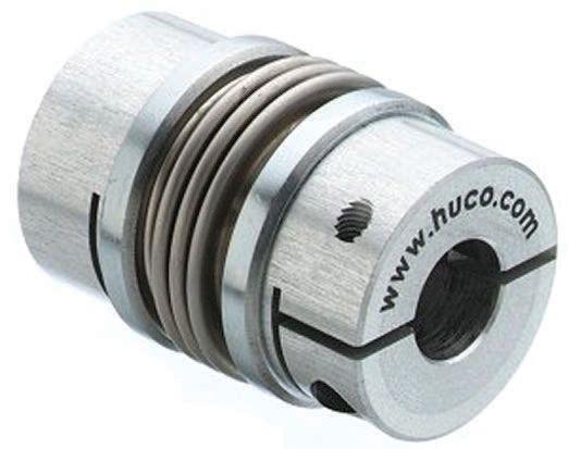 Huco Bellows Coupling, 45mm Outside Diameter, 20mm Bore, 63mm Length Coupler
