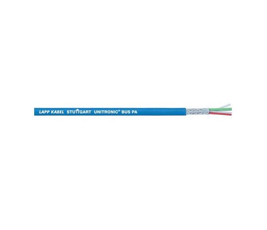 Lapp UNITRONIC BUS PA FC Data Cable, 2 Cores, 1 mm² CSA 17 AWG, Screened, 50 m, Blue, Black Polyethylene Foam Sheath