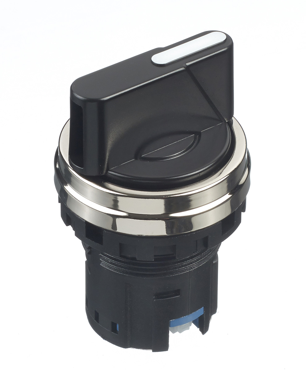 Idec HW Series 3 Position Selector Switch Head, 22mm Cutout