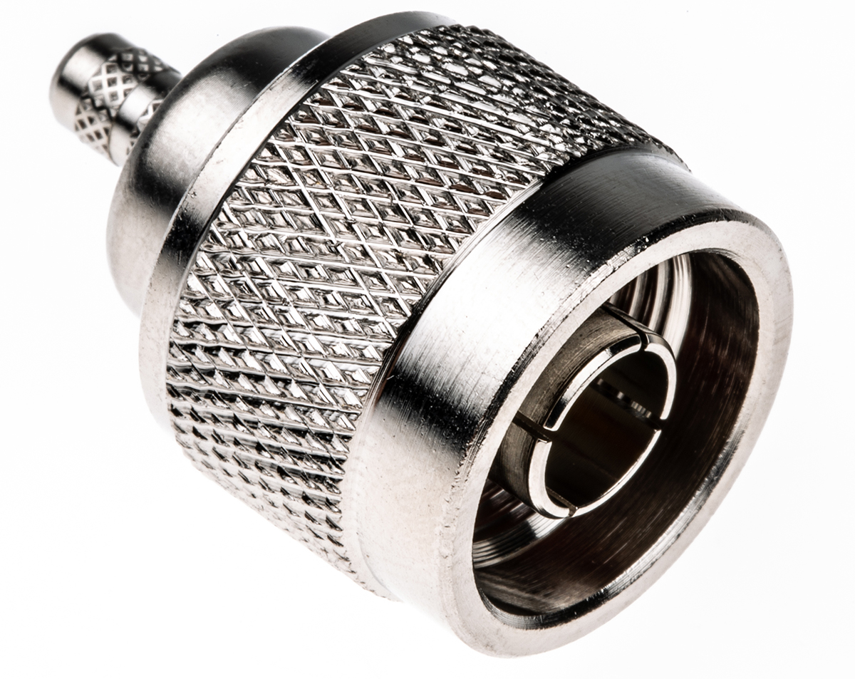 Amphenol RF, Plug Cable Mount N Connector, 50Ω, Crimp Termination, Straight Body