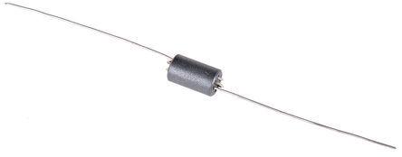 Wurth Elektronik Ferrite Bead, 6 (Dia.) x 10mm (Axial), 598Ω impedance at 25 MHz, 800Ω impedance at 100 MHz