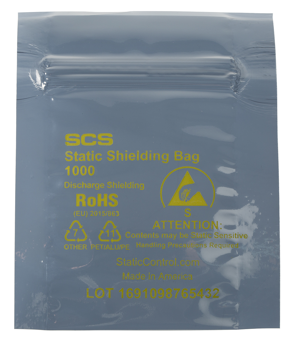 SCS Static Shielding Bag 51mm(W)x 76mm(L)