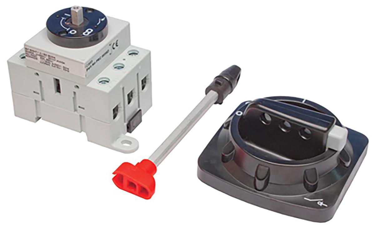 Craig & Derricott 3P Pole Isolator Switch - 80A Maximum Current, 30kW Power Rating, IP65