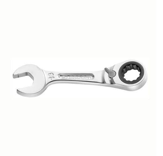 Facom 467BS Series Combination Ratchet Spanner, 8mm, Metric, Double Ended, 90.5 mm Overall