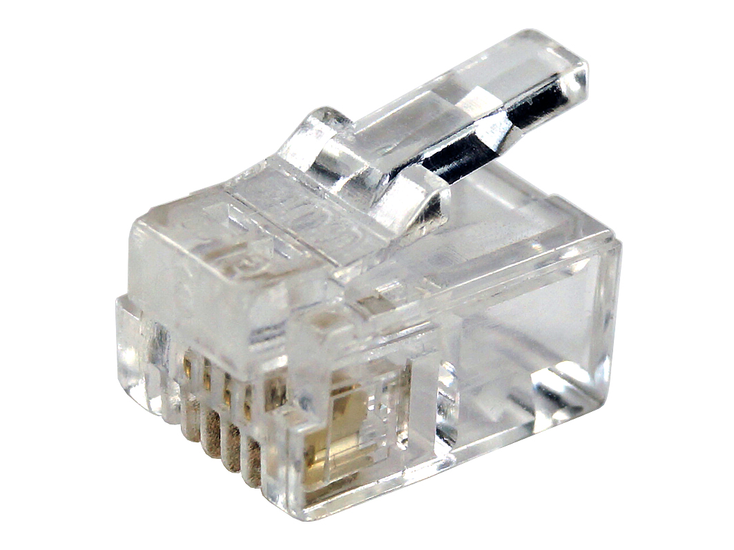 RS PRO Male RJ11 Connector, Cable Mount Straight 1 Port 6 -Way