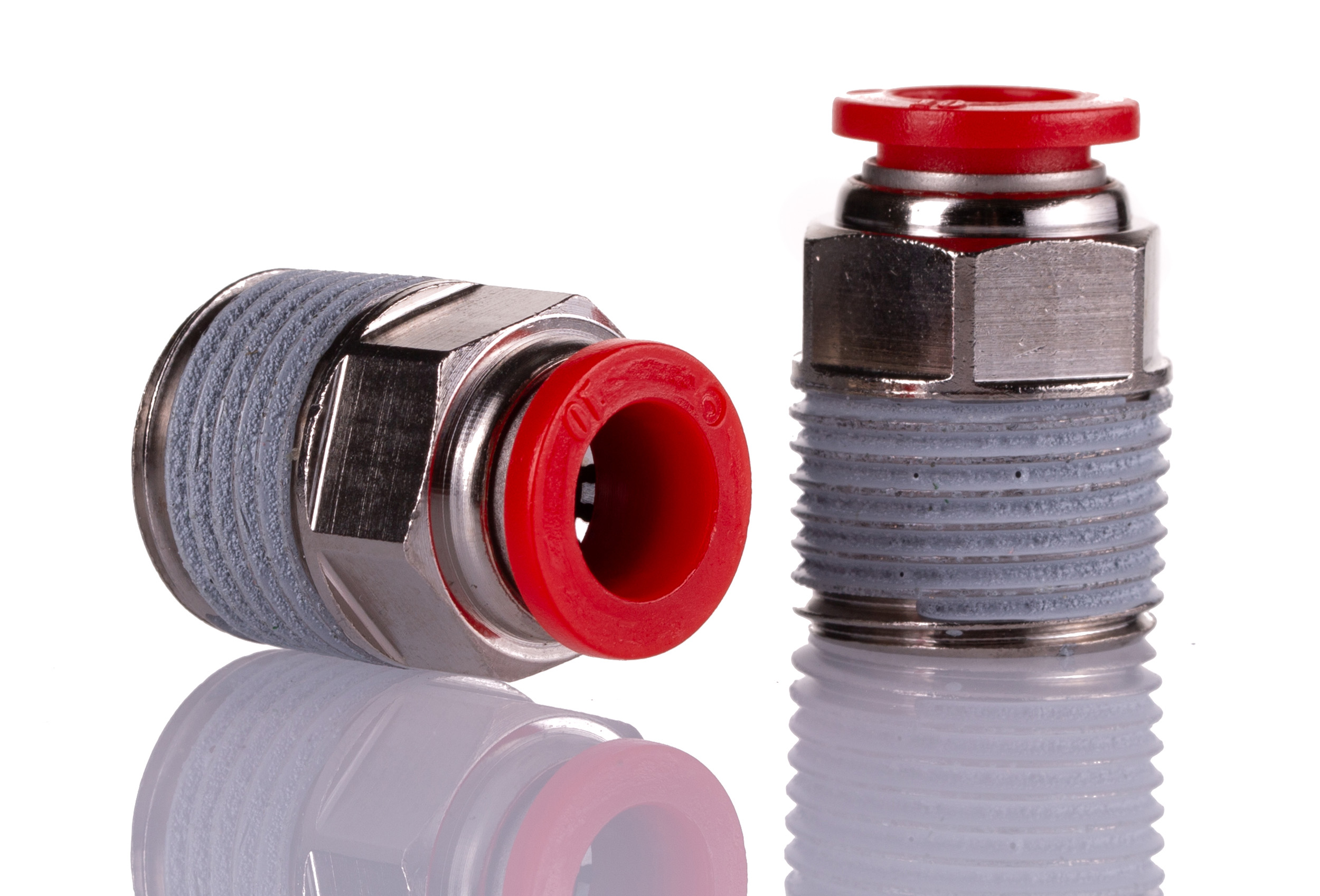 Norgren, Push In 10 mm to R 1/2, Threaded-to-Tube Connection Style