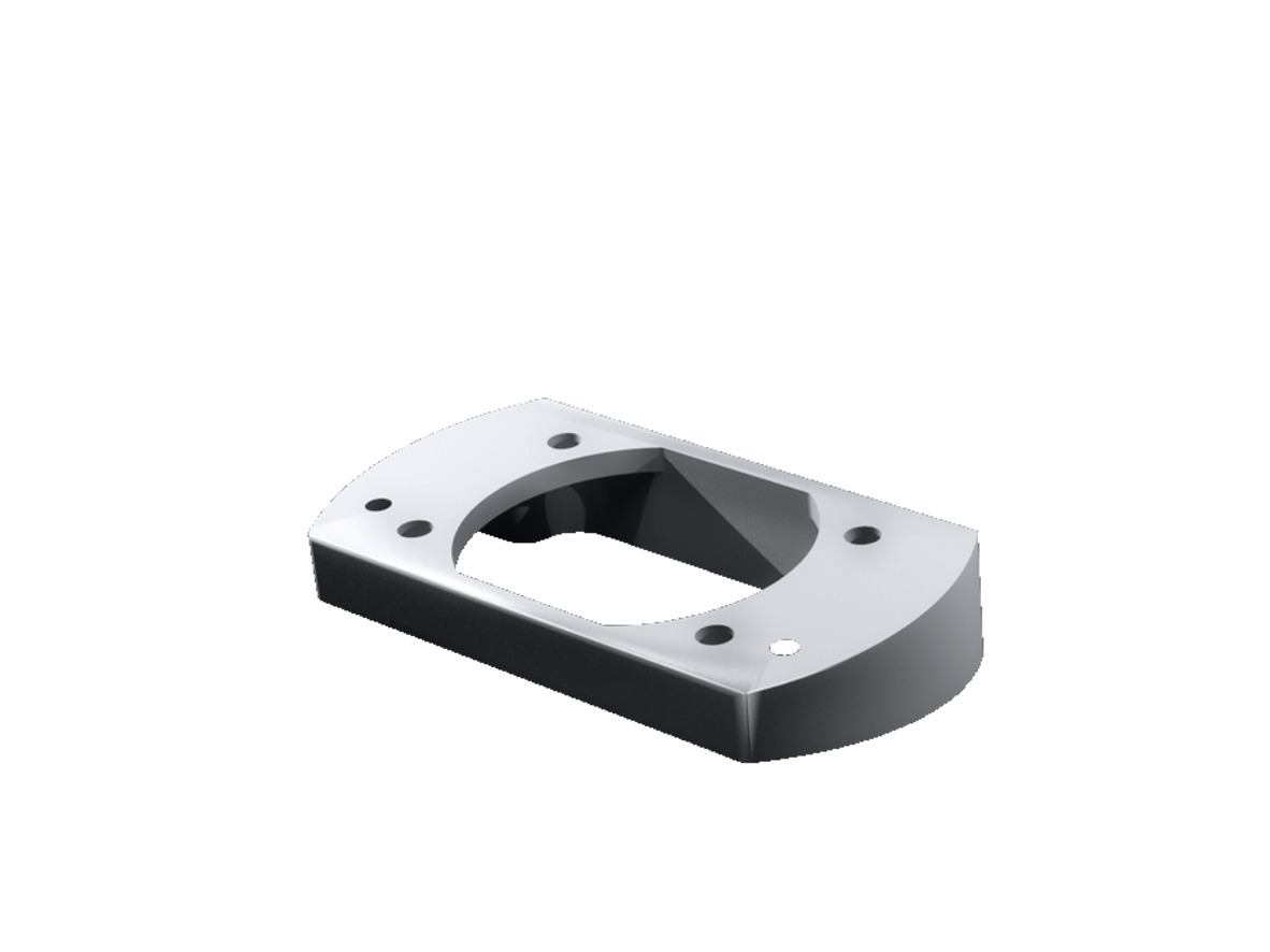 Rittal CP Series Zinc Adapter for Use with Support Arm Connection, 120 x 65mm