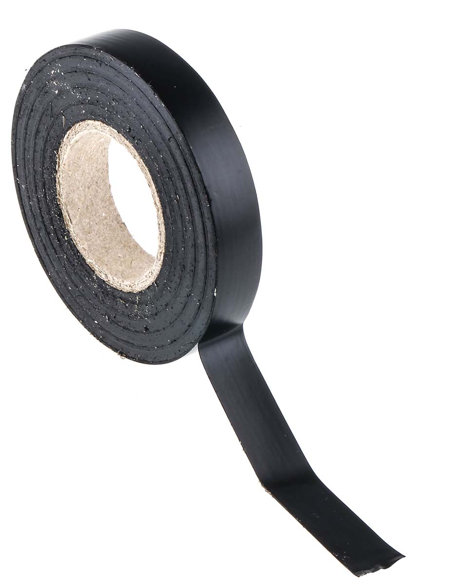 RS PRO Black PVC Electrical Tape, 12mm x 20m