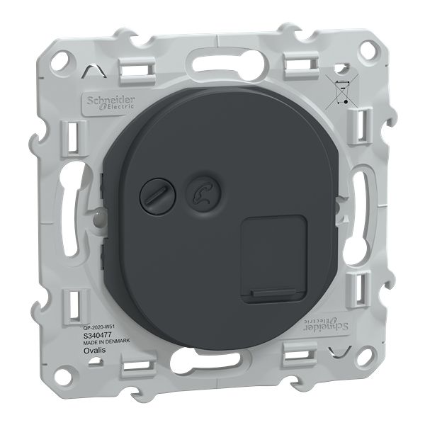 Schneider Electric Ovalis Series Socket RJ45 Socket, Flush Mount, Cat6a, STP Shield Straight 1 Port 8 -Way