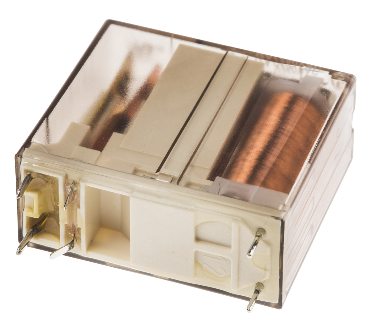 TE Connectivity PCB Mount Power Relay, 24V dc Coil, 12A Switching Current, SPST