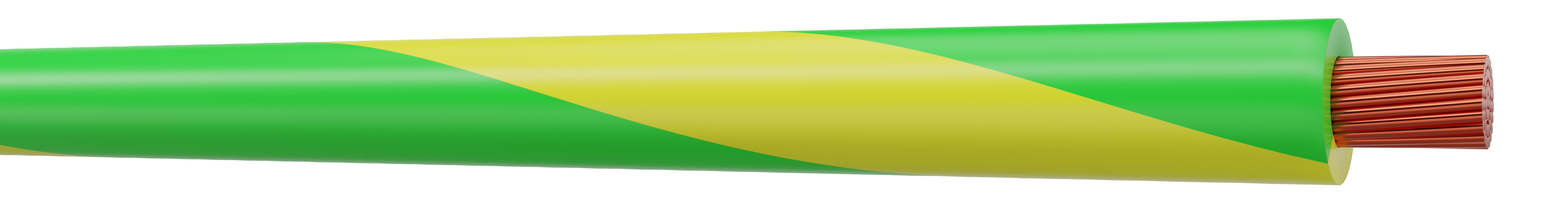 AXINDUS H05V-K Series Green/Yellow 1 mm² Hook Up Wire, 100m, PVC Insulation, VK1VJ