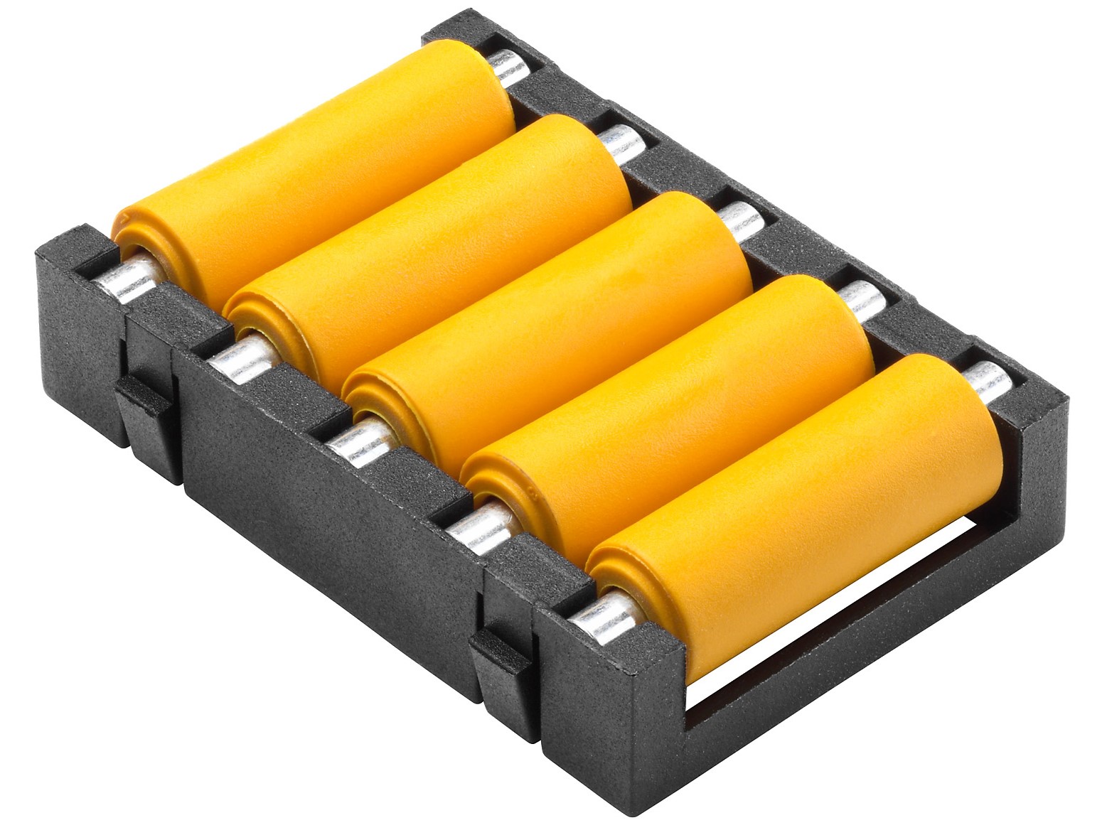 RS PRO Zinc Plated Steel Round Conveyor Roller 9mm Dia. x 50mm L, 100N Load Capacity