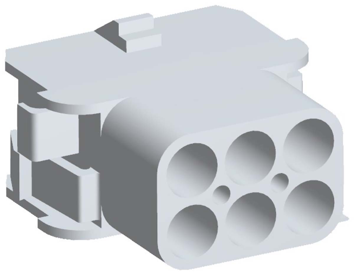 Molex, MLX Female Connector Housing, 6 Way, 2 Row
