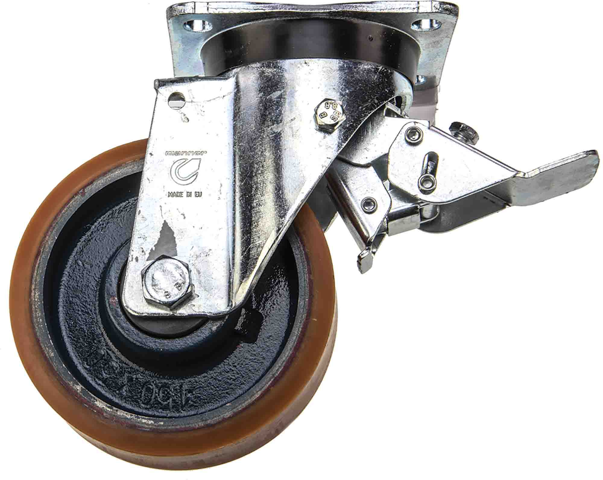 LAG Braked Swivel Castor Wheel, 850kg Capacity, 200mm Wheel