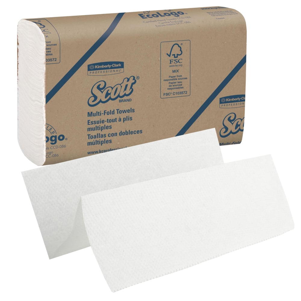 KLEENEX Kleenex Ultra Interfold Hand Towels Multifold White Paper Towel, 235 x 230mm, 4000 Sheets