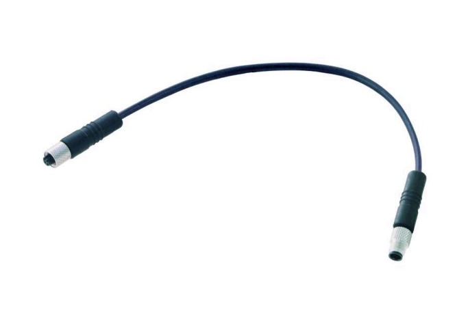 HARTING Male 3 way Threaded to Female 3 way Cable, 5 m