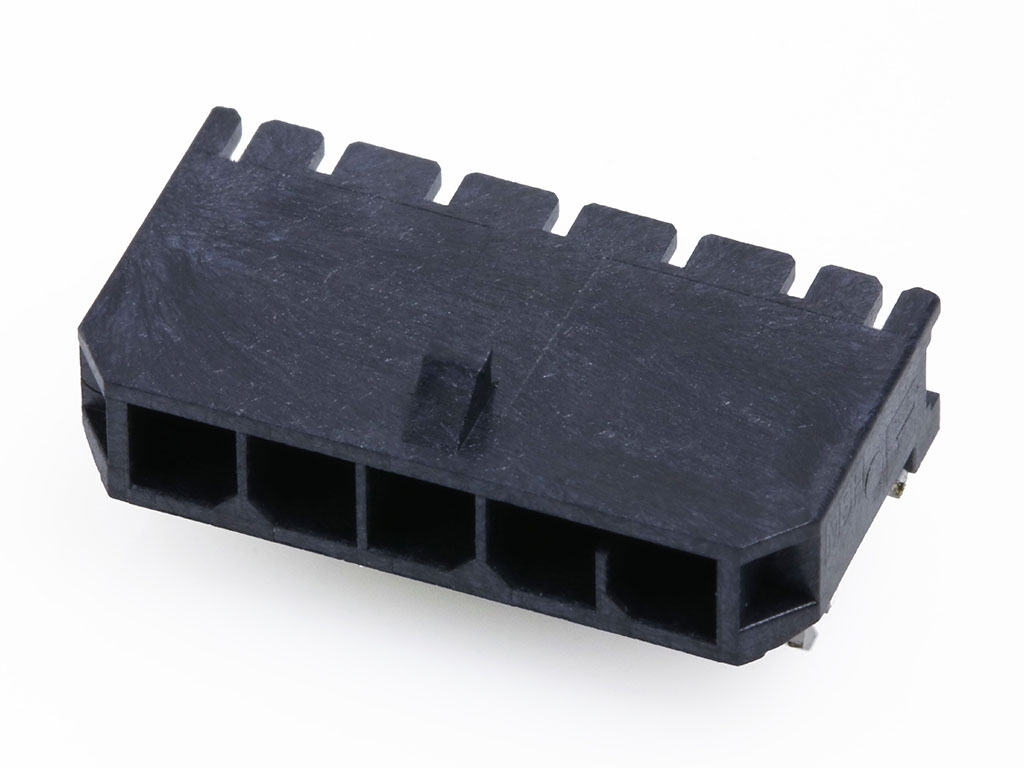 Molex 218989 Series Right Angle Surface PCB Header, 3 Contact(s), 3 mm Pitch, 1 Row, Shrouded