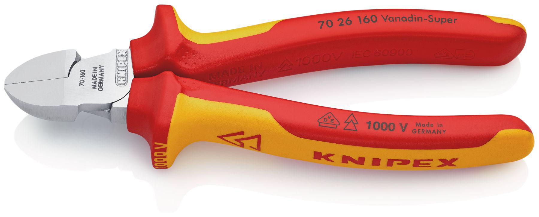 Knipex Knipex VDE/1000V Insulated Diagonal Cutter