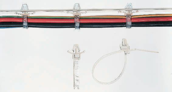 HellermannTyton Cable Tie, Inside Serrated, 165mm x 4.6 mm, Natural Polyamide 6.6 (PA66), Pk-25