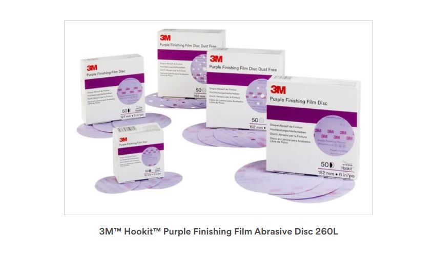 3M Aluminium Oxide Sanding Disc, 150mm, P800 Grit