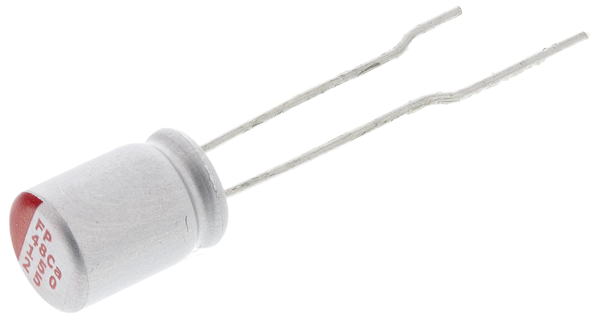 Nichicon 15μF Polymer Aluminium Solid Electrolytic Capacitor 25V dc, Radial, Through Hole - RNS1E150MDS1JX