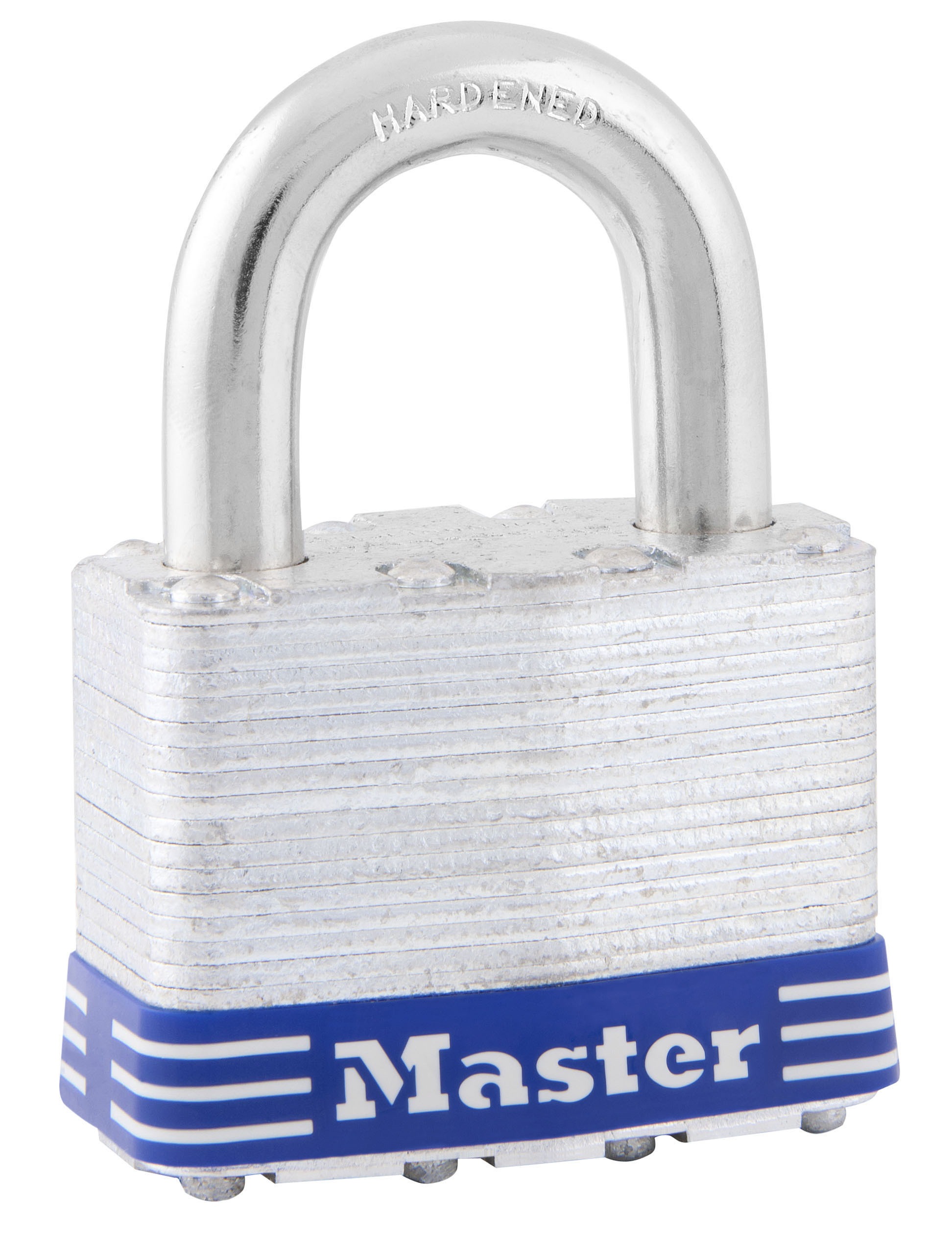 Master Lock Padlock Laminated Steel Padlock, Keyed Alike, 9mm Shackle, 51mm Body