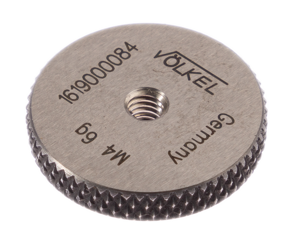 Volkel M4 x 0.7 Ring Thread Gauge Ring Gauge, 0.7mm Pitch Diameter