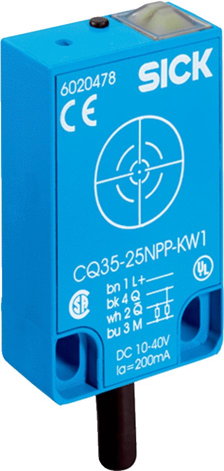 SICK Capacitive Rectangular Proximity Sensor, 4 → 25 mm Detection, 10 → 36 V dc