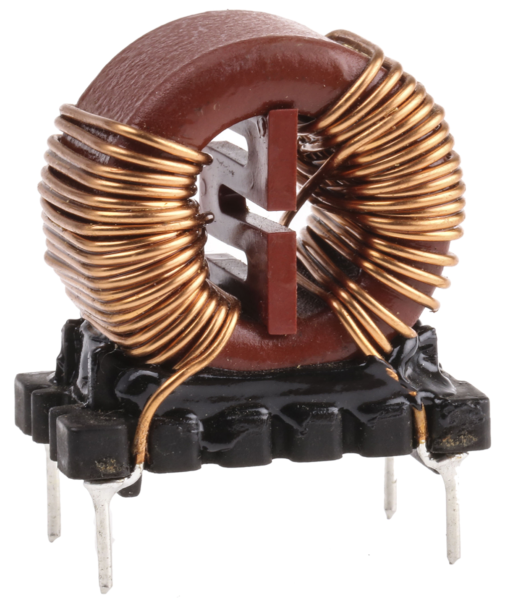 Wurth 5 mH ±30% Leaded Inductor, 6A Idc, 45mΩ Rdc, WE-CMB