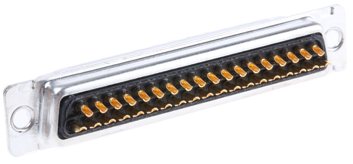 ITT Cannon ORIGINAL D 37 Way Panel Mount D-sub Connector Plug