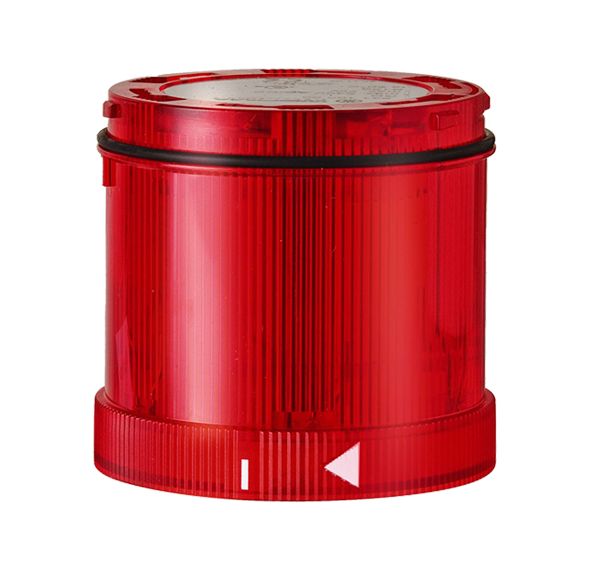 Werma 644 Series Red Flashing Effect Signal Tower for Use with Signal Tower, 24 V dc, LED Bulb, Vdc, IP65