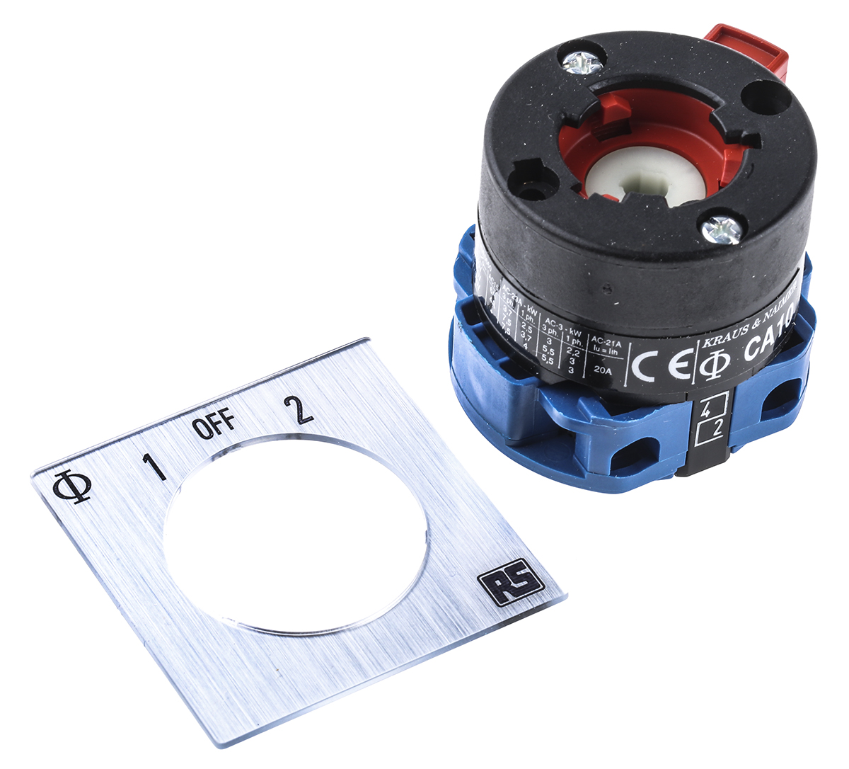 Kraus & Naimer, SP 3 Position 60° Double Throw Cam Switch, 20A