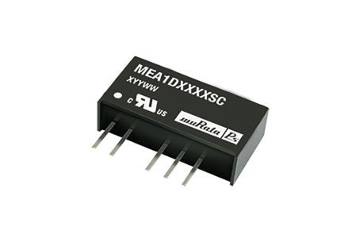 Murata Power Solutions MEA1 DC-DC Converter, ±5V dc/ ±100mA Output, 21.6 → 26.4 V dc Input, 1W, Through Hole,
