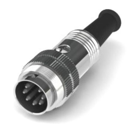 RS PRO 7 Pole M16 Din, 4A, 100 V IP40, Screw Lock, Male, Cable Mount