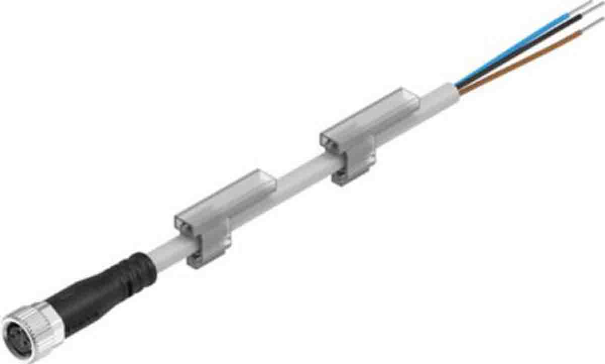 Festo Connector, NEBU-M8G3-R-2.5-LE3 Series