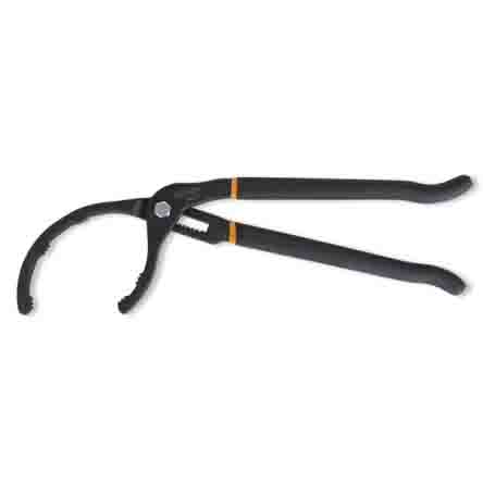 BETA Filter Pliers, 500 mm Overall, Bent Tip, 70 → 200mm Jaw