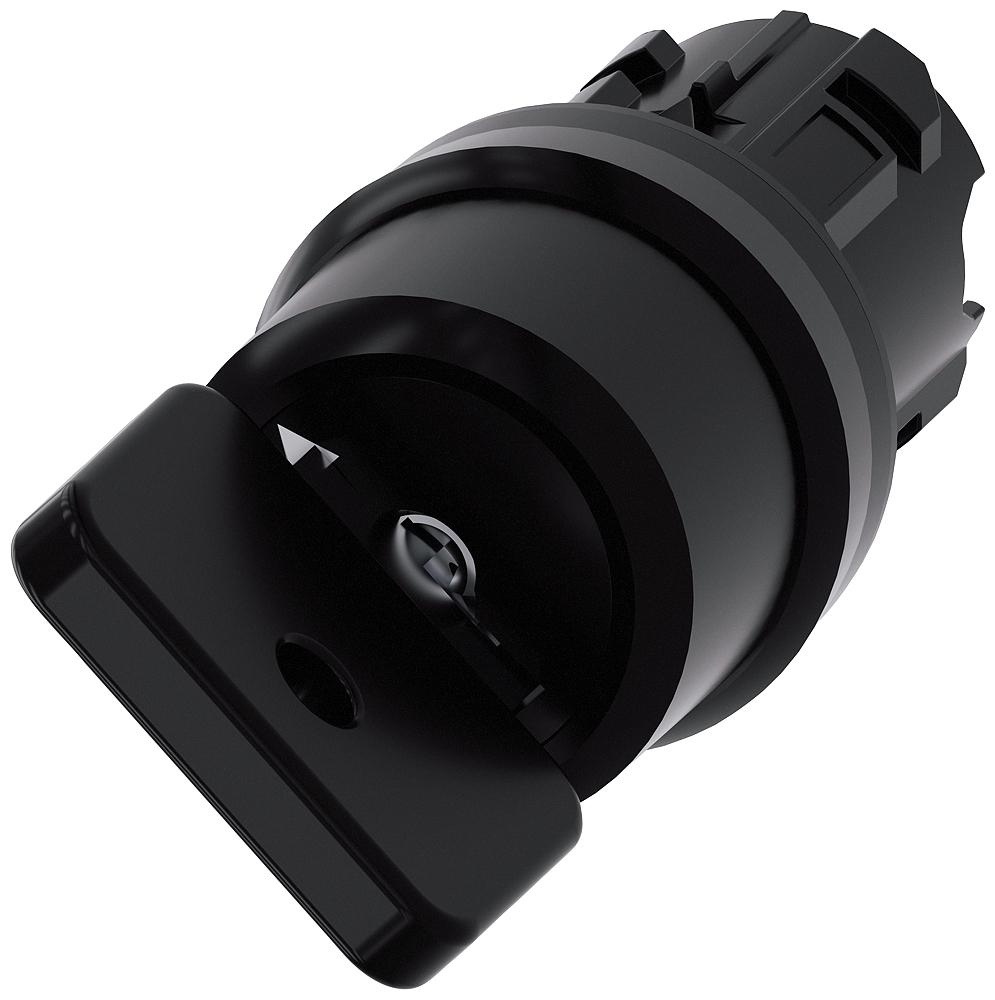 Siemens SIRIUS ACT 3SU10 2-position Key Switch Head, Latching, 22mm Cutout