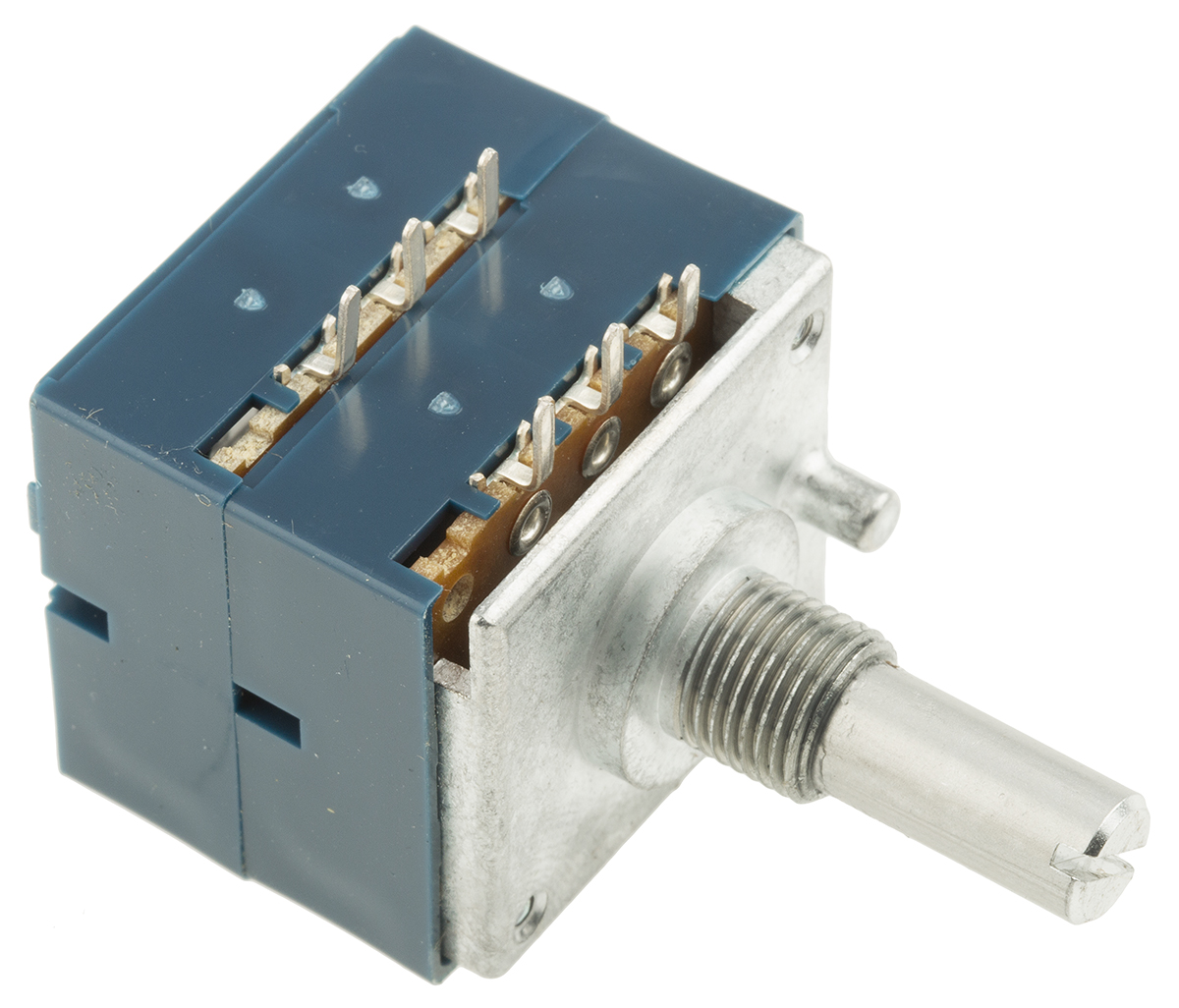 Alps Alpine RK27 10kΩ Rotary Carbon Film Potentiometer, Panel Mount (Through Hole), RK27112A00A5