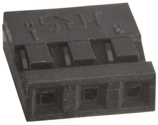 Hirose, A4B Female Connector Housing, 2mm Pitch, 3 Way, 1 Row