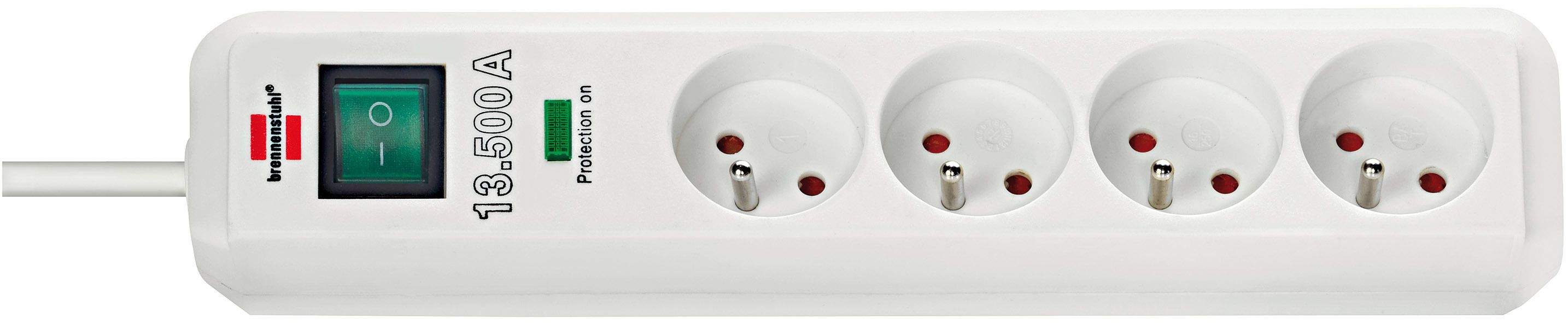 brennenstuhl 1.4m 4 Socket 2P+T Extension Lead, 230 V, IP20