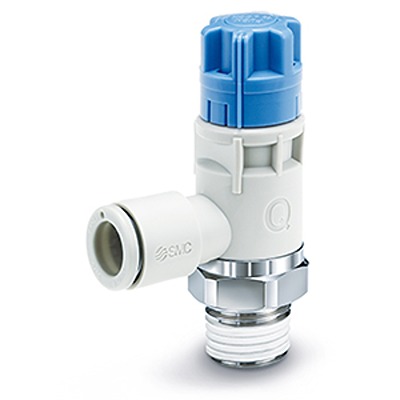 SMC AS2 Series Threaded Pneumatic Silencer & Exhaust Restrictor Function Fitting, R 1/4 Inlet Port, 8mm Tube Inlet