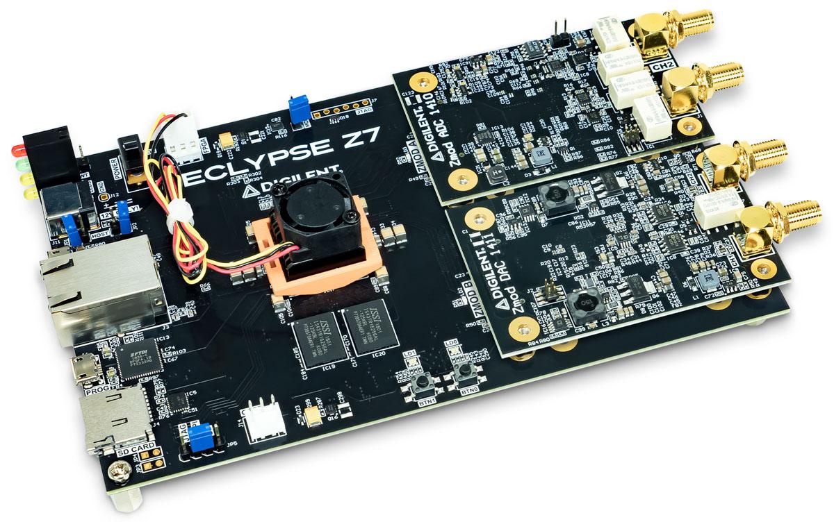 Digilent 471-036-1 Digilent Eclypse Z7 + two Zmod ADC Expansion Module Xilinx Zynq®-7000 SoC Family Device for Xilinx