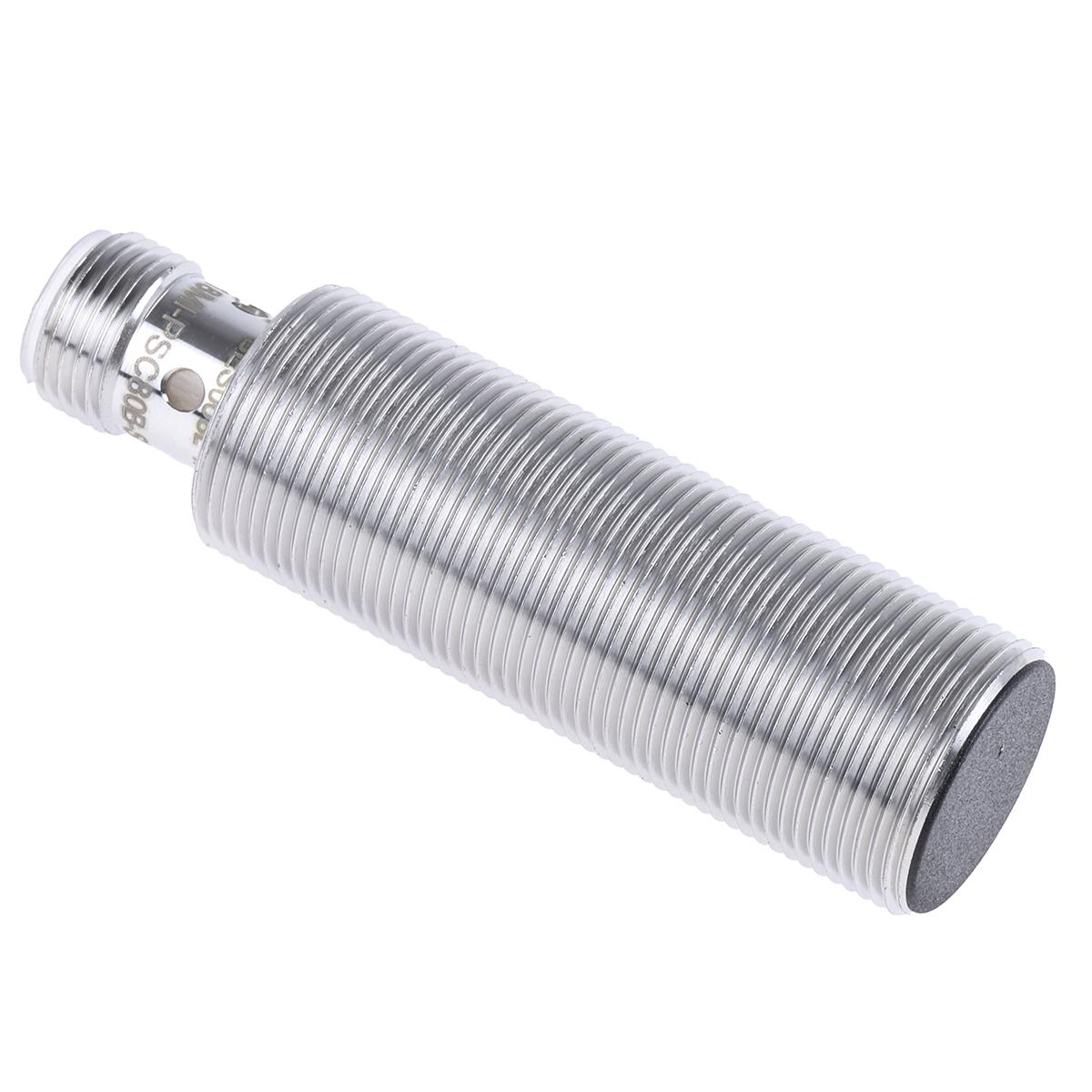 BALLUFF Inductive Threaded Barrel Proximity Sensor, M18, 8 mm Detection, PNP NO, 10 → 30 V dc